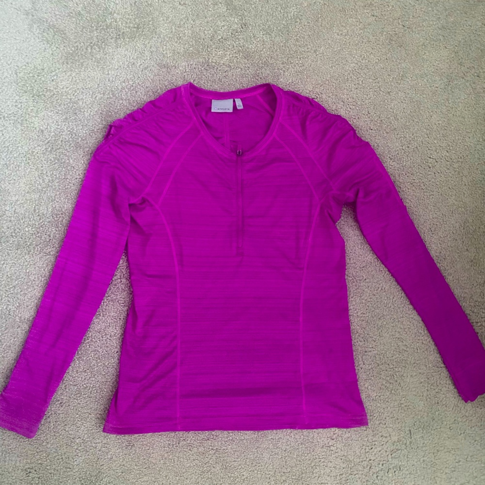 Athleta Pacifica Illume UPF Fitted Top, excellent condition, size L